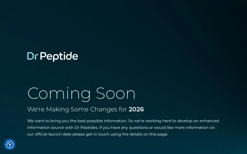 Screenshot of dr-peptides.uk