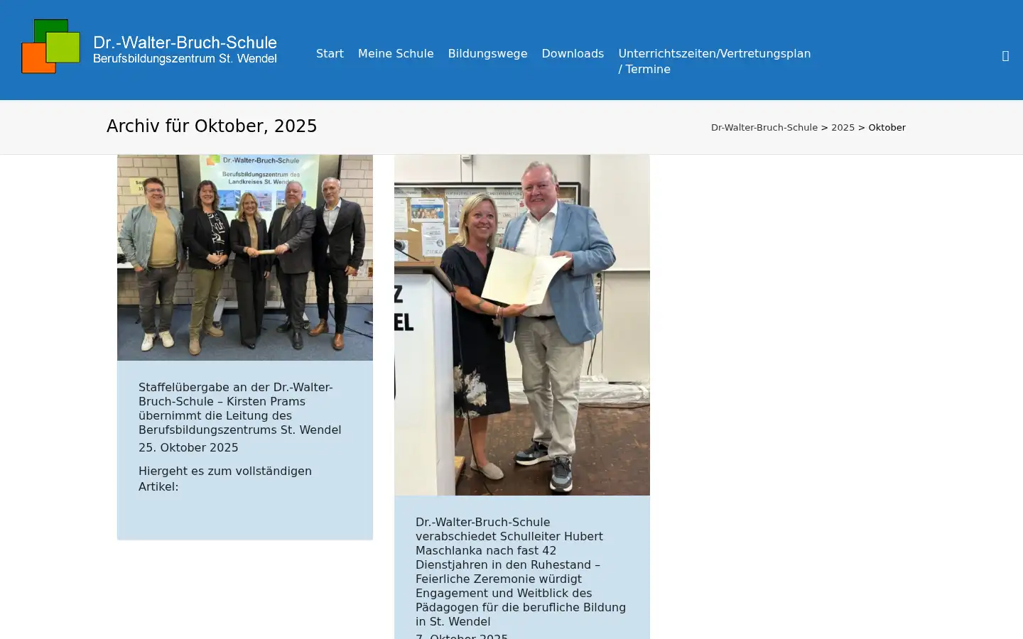 Screenshot of dr-walter-bruch-schule.de