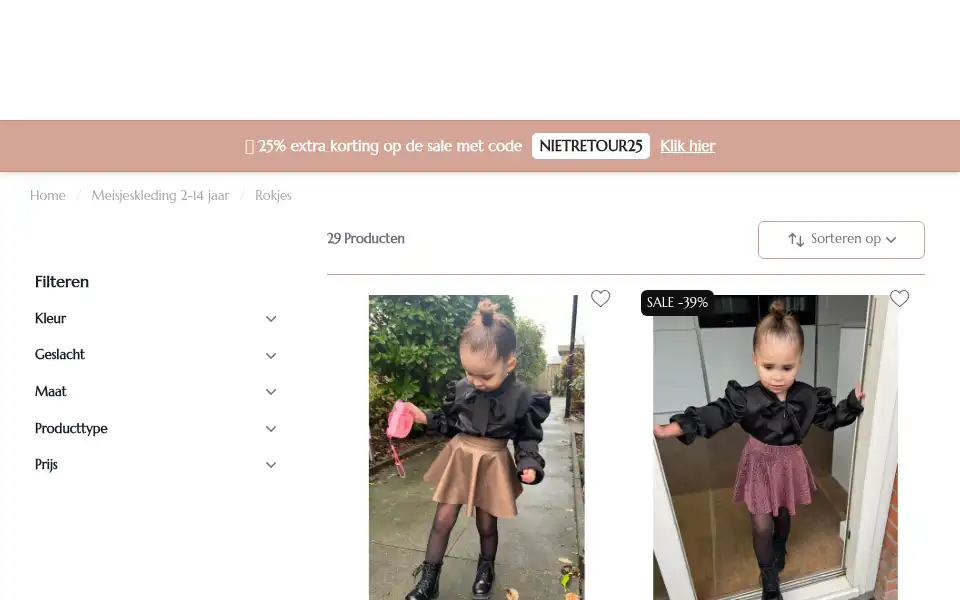 Screenshot of draakjesenboefjes.nl