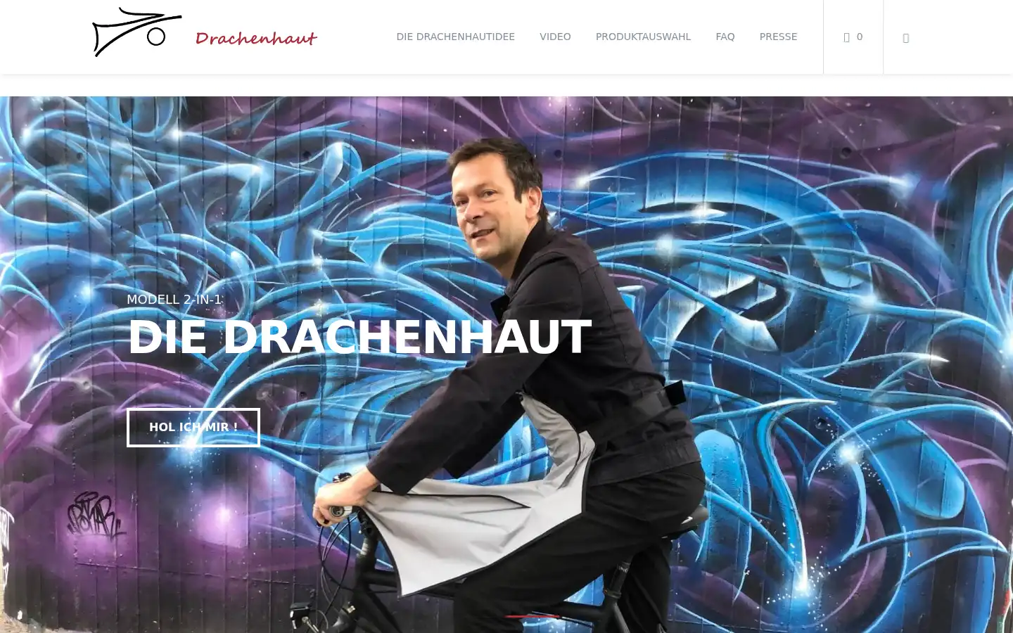 Screenshot of drachenhaut.bike