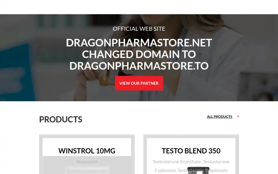 Screenshot of dragon-pharma.com