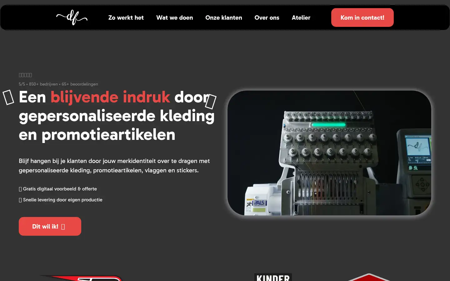 Screenshot of dragonfly.nl