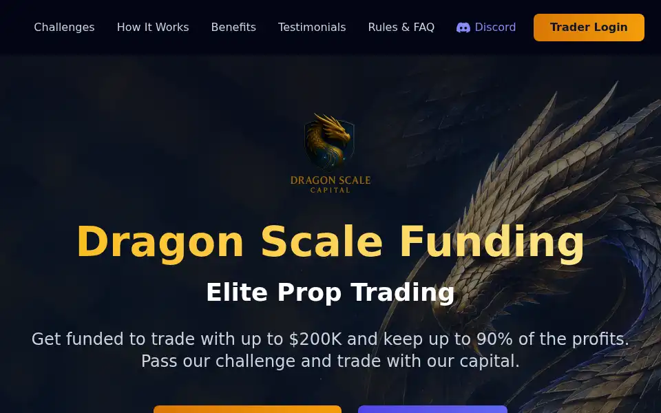 Screenshot of dragonscalecapital.com