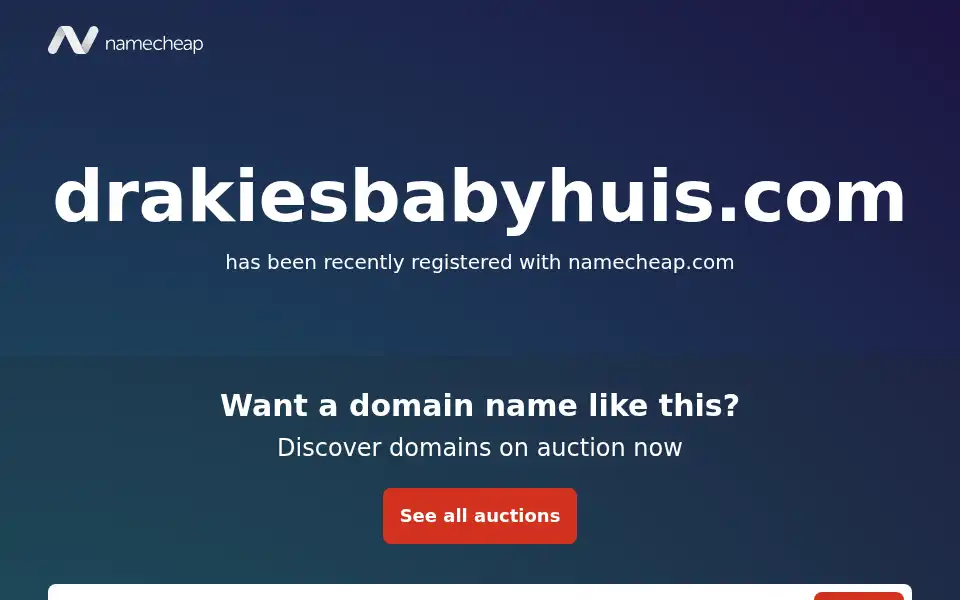 Screenshot of drakiesbabyhuis.com