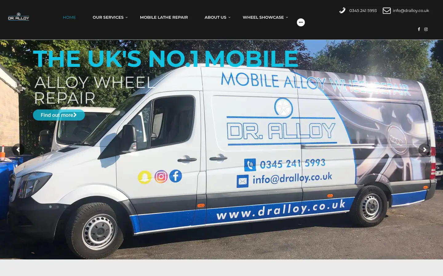 Screenshot of dralloy.co.uk
