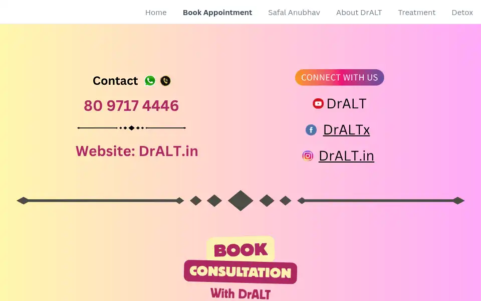 Screenshot of dralt.in
