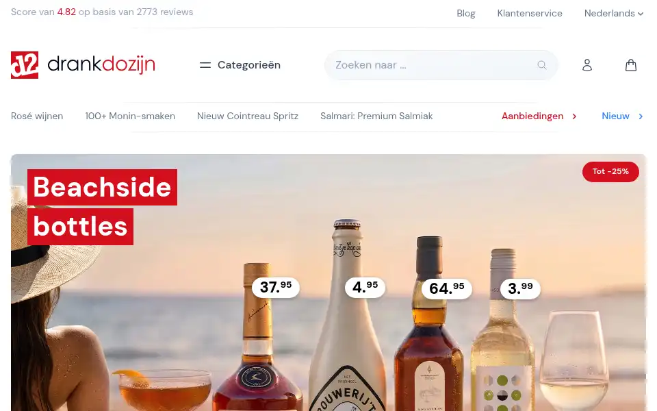 Screenshot of drankdozijn.be