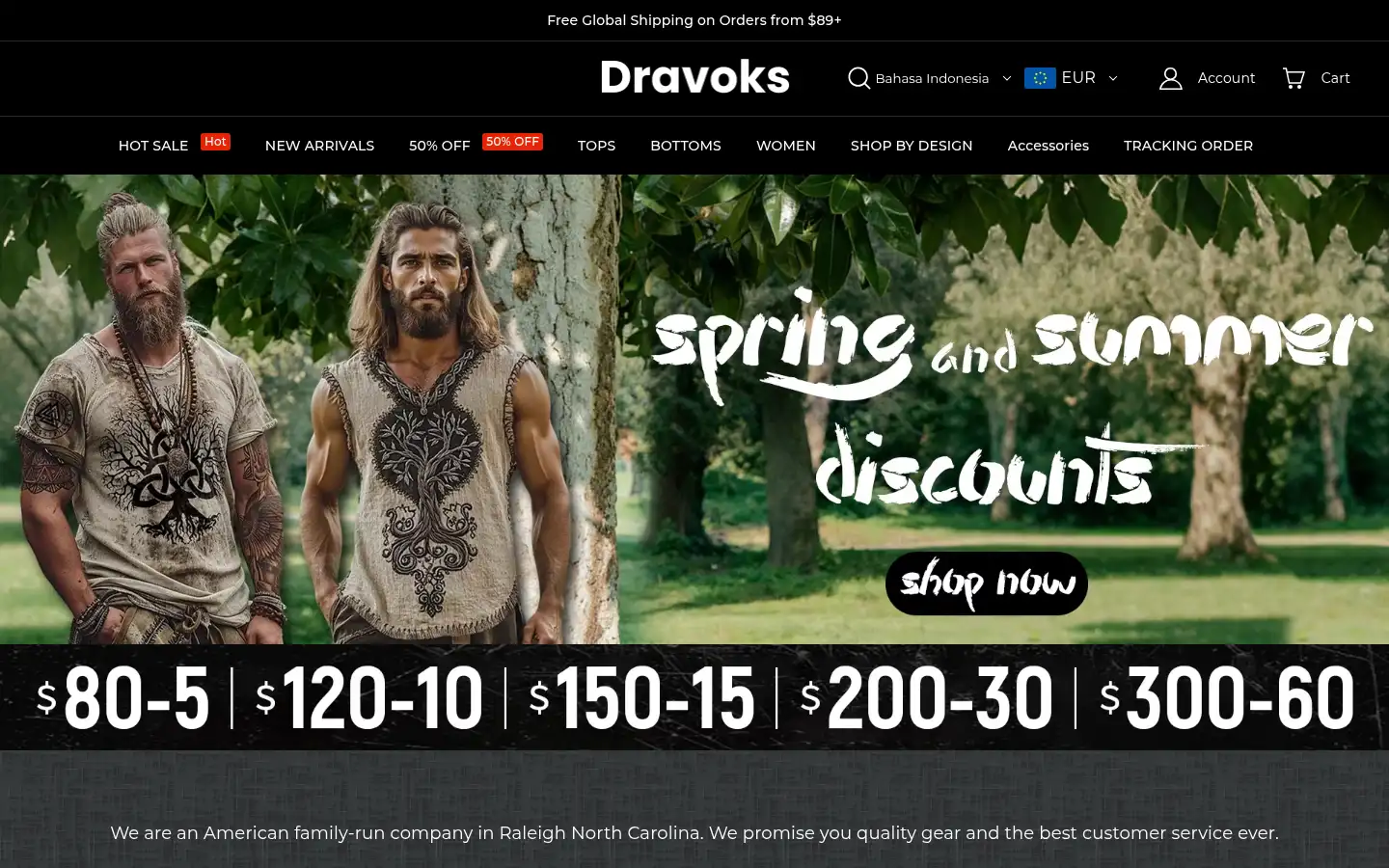 Screenshot of dravoks.com