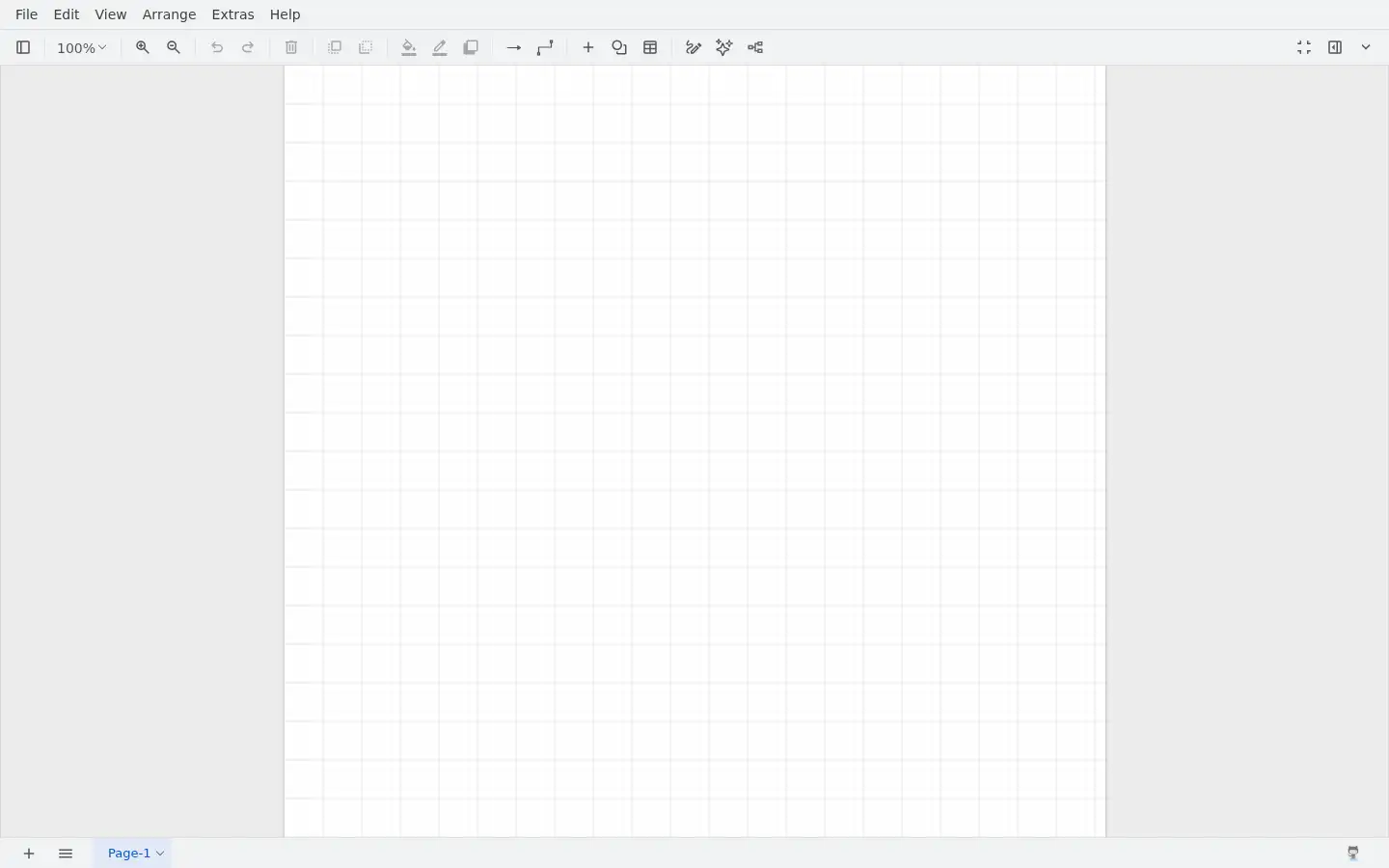 Screenshot of draw.io
