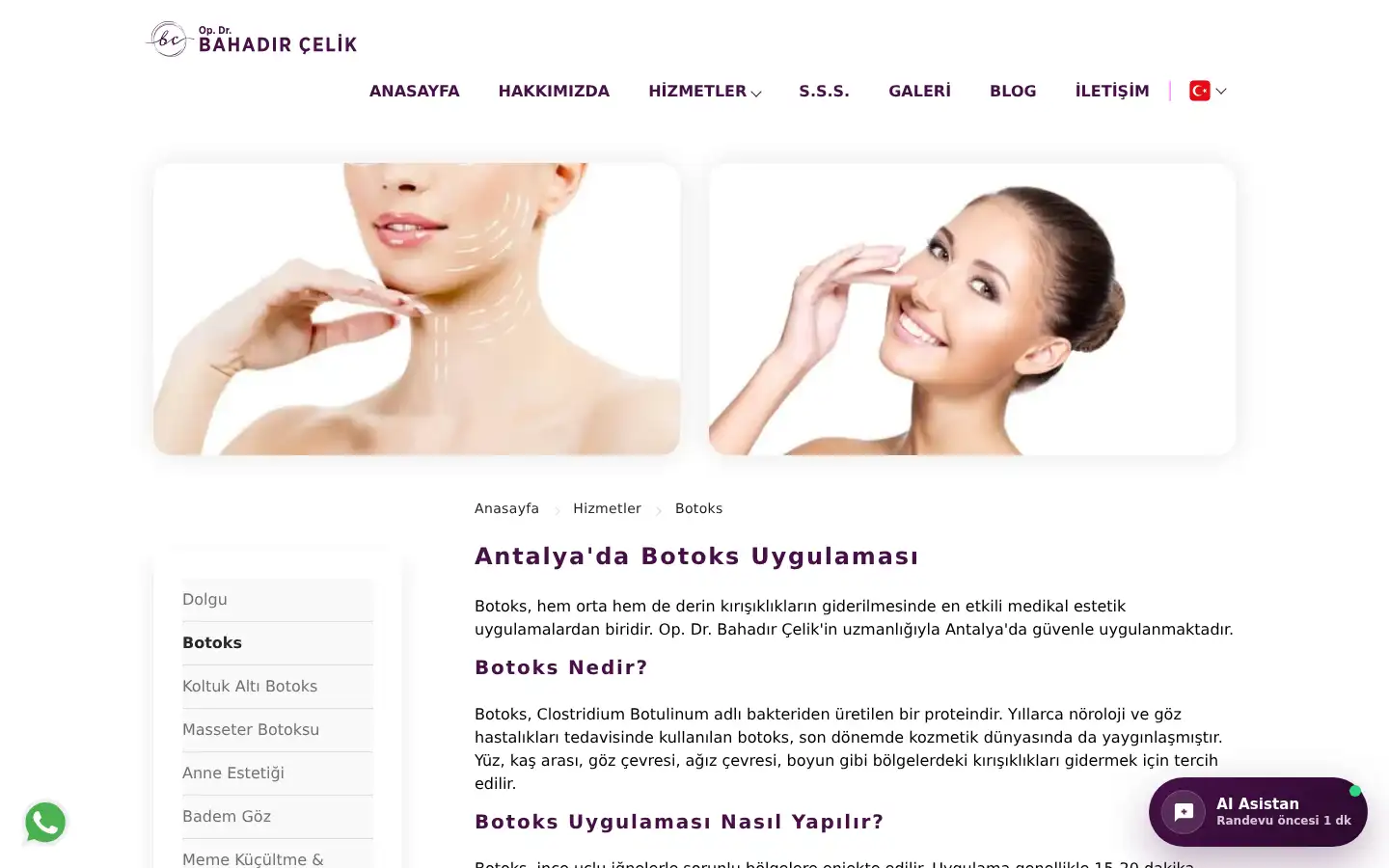 Screenshot of drbahadircelik.com