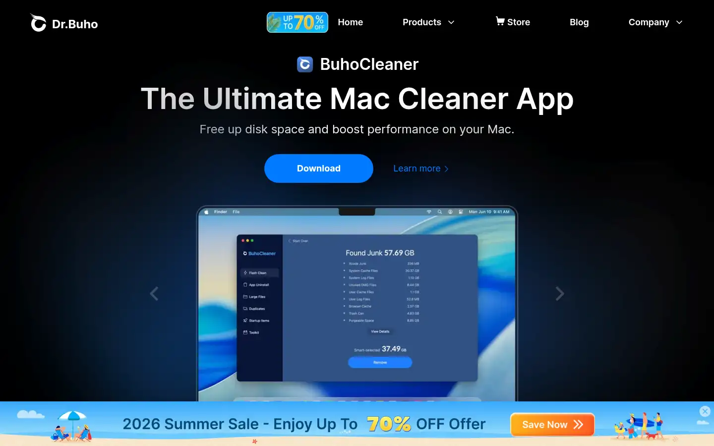 Screenshot of drbuho.com