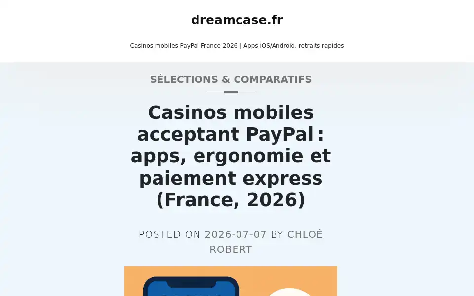 Screenshot of dreamcase.fr
