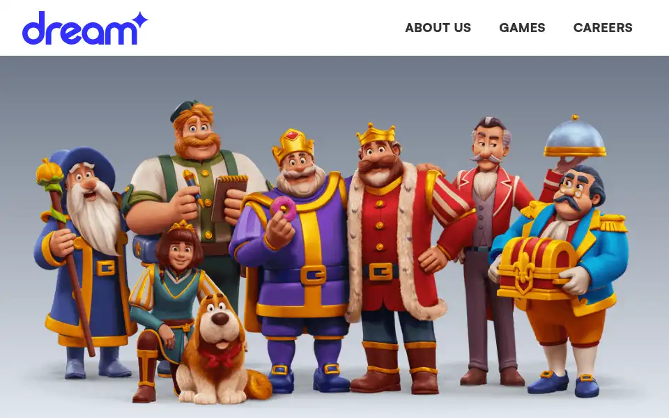 Screenshot of dreamgames.com