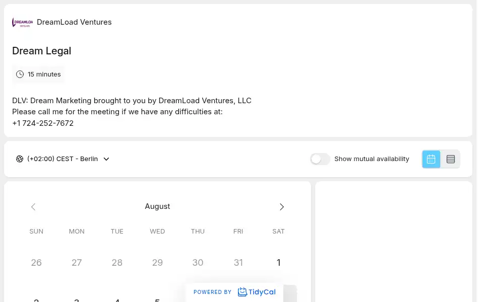Screenshot of dreamloadventures.com