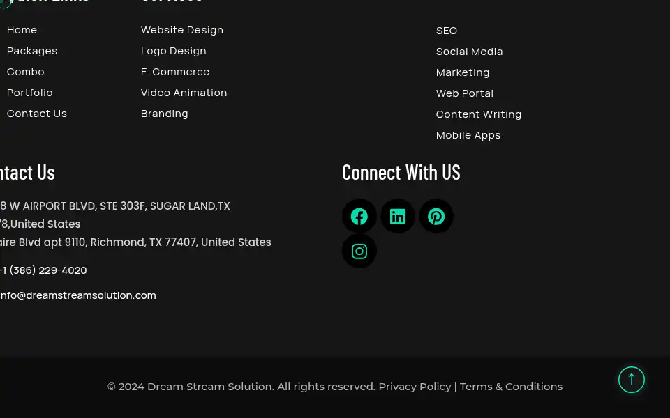 Screenshot of dreamstreamsolution.com