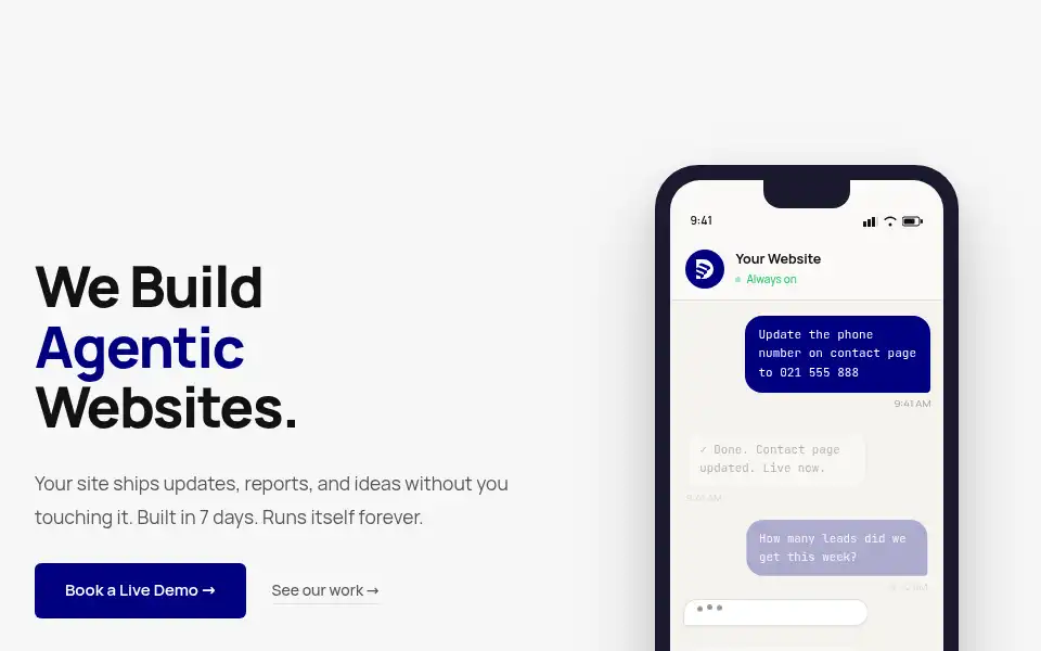 Screenshot of dreamy.co.nz