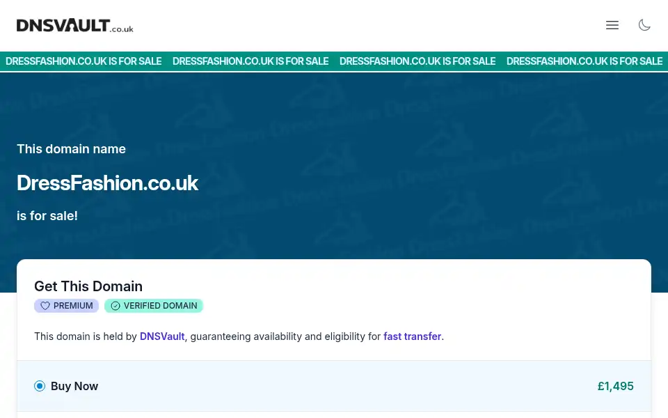 Screenshot of dressfashion.co.uk