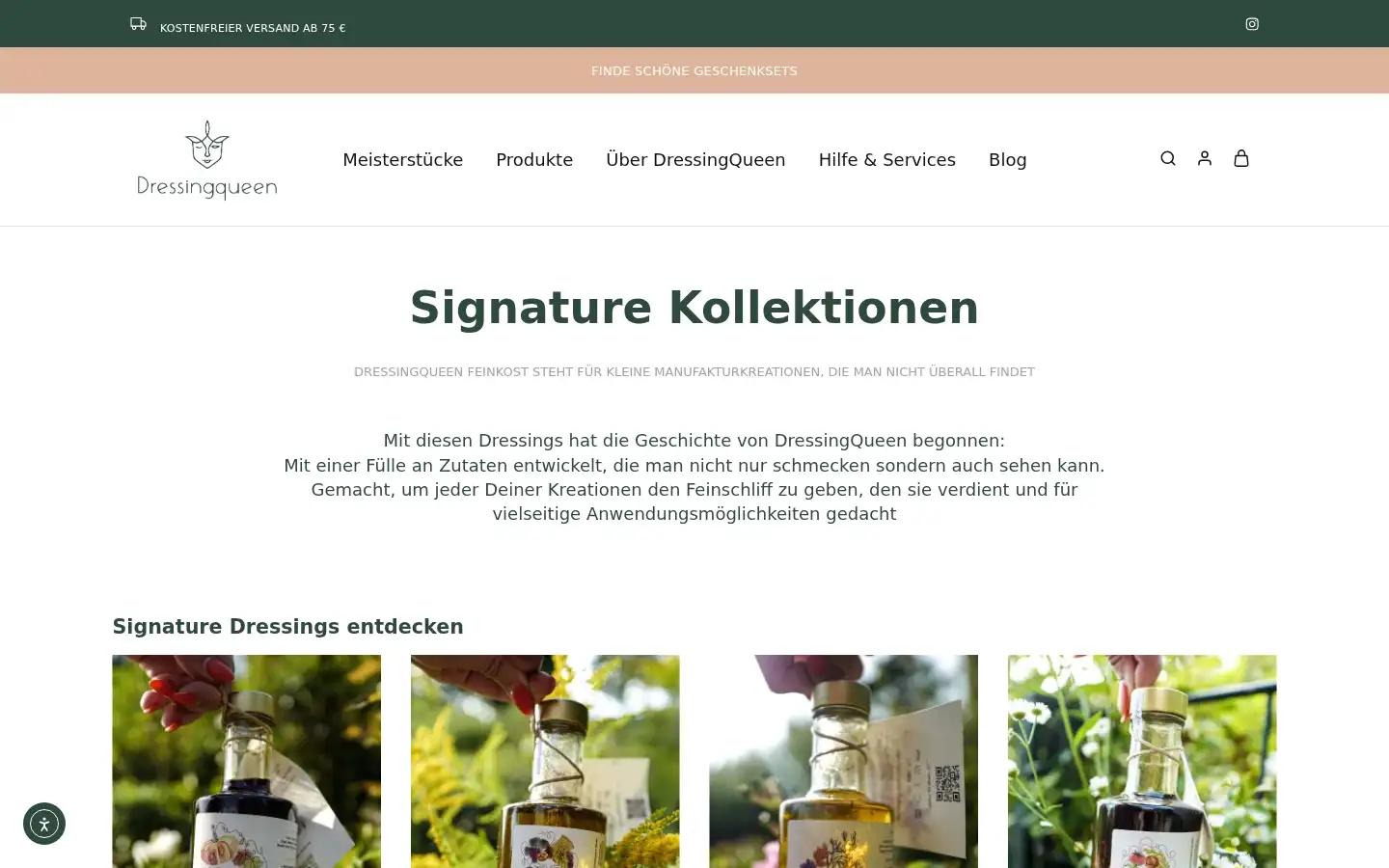 Screenshot of dressingqueen.de