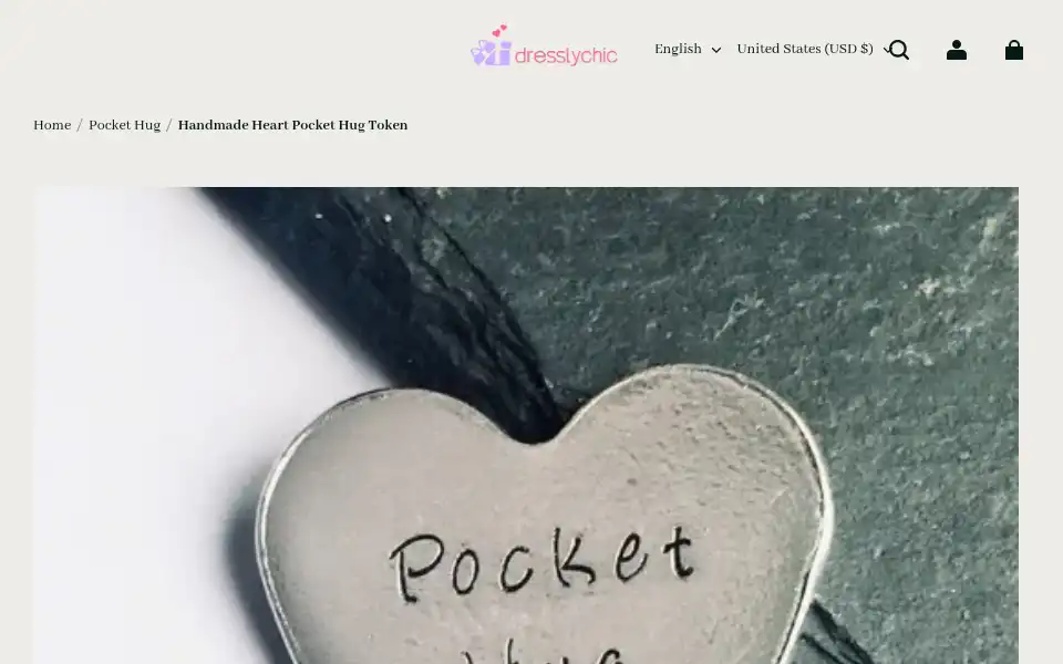 Screenshot of dresslychic.com