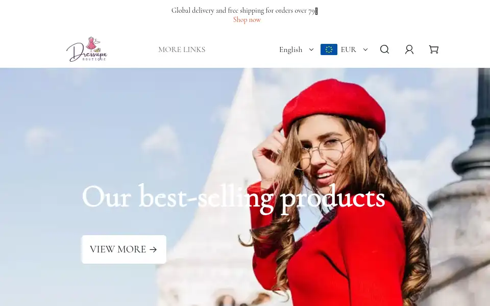 Screenshot of dressupx.com