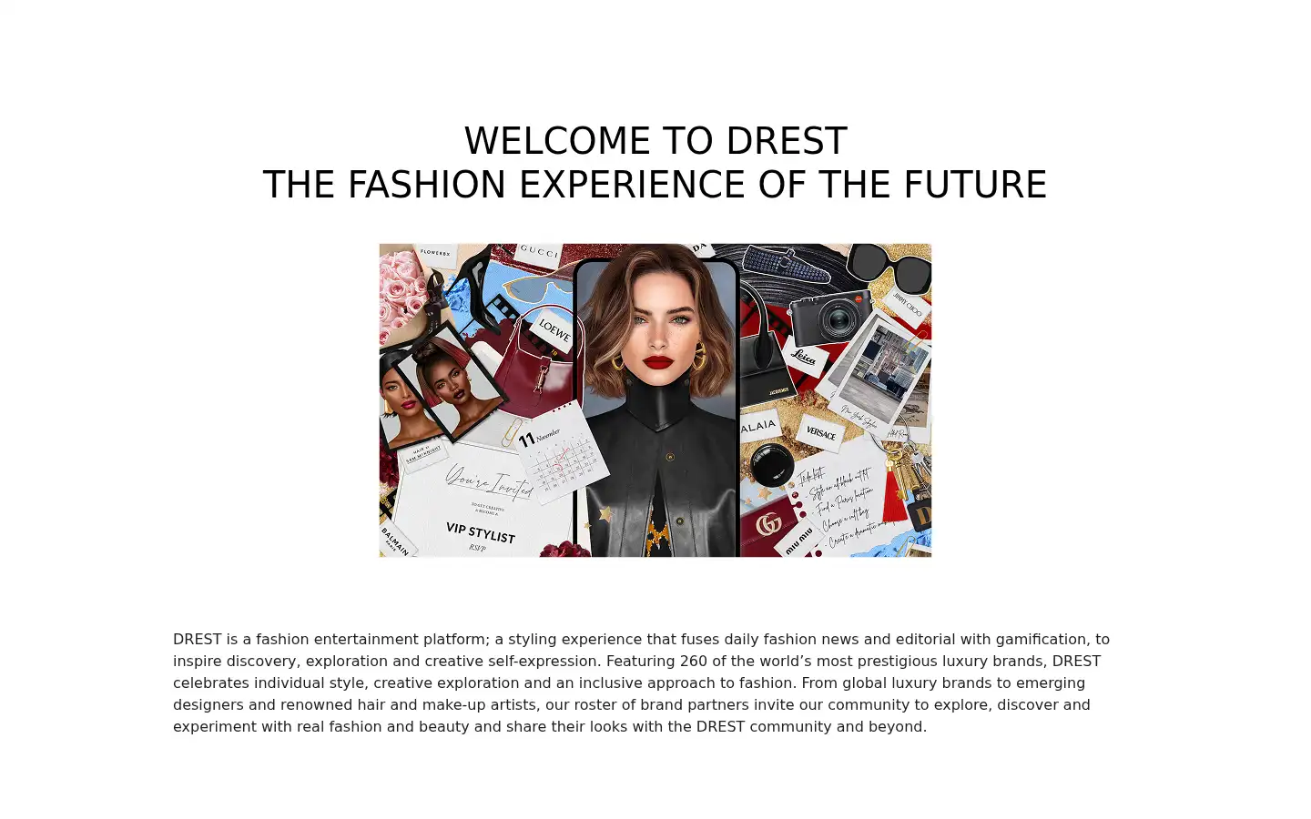 Screenshot of drest.com