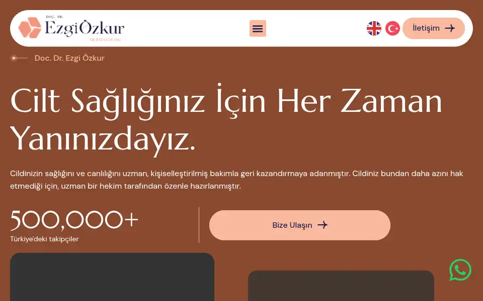 Screenshot of drezgiozkur.com