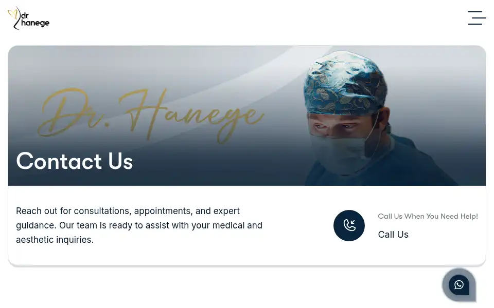 Screenshot of drhanege.com