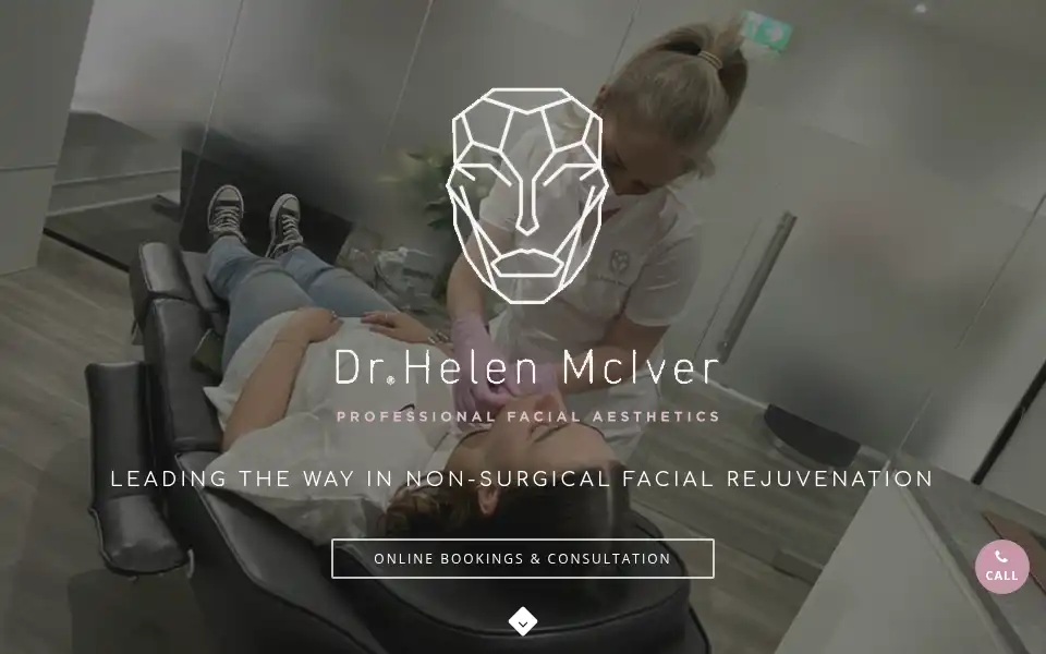 Screenshot of drhelenmciver.co.uk
