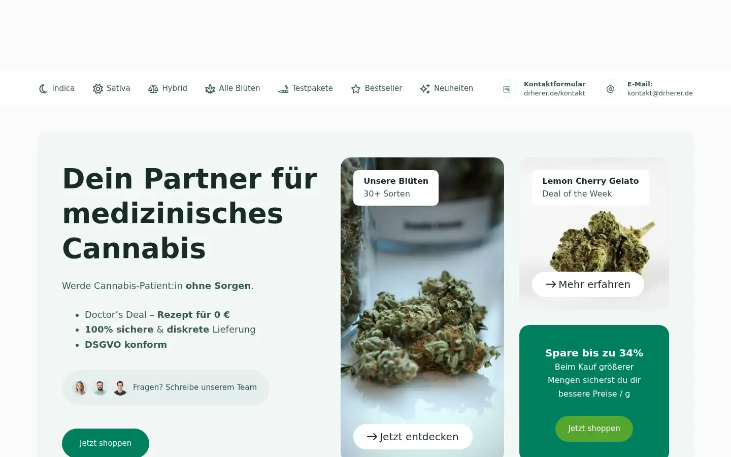 Screenshot of drherer.de