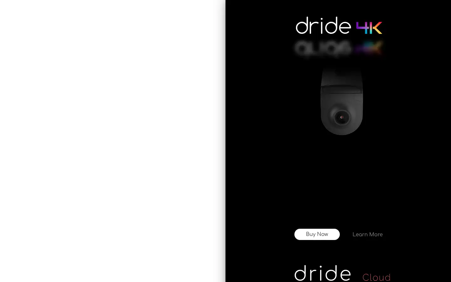 Screenshot of dride.io