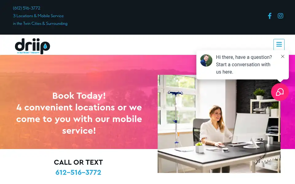 Screenshot of driipiv.com