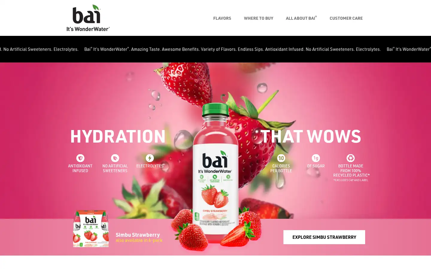 Screenshot of drinkbai.com