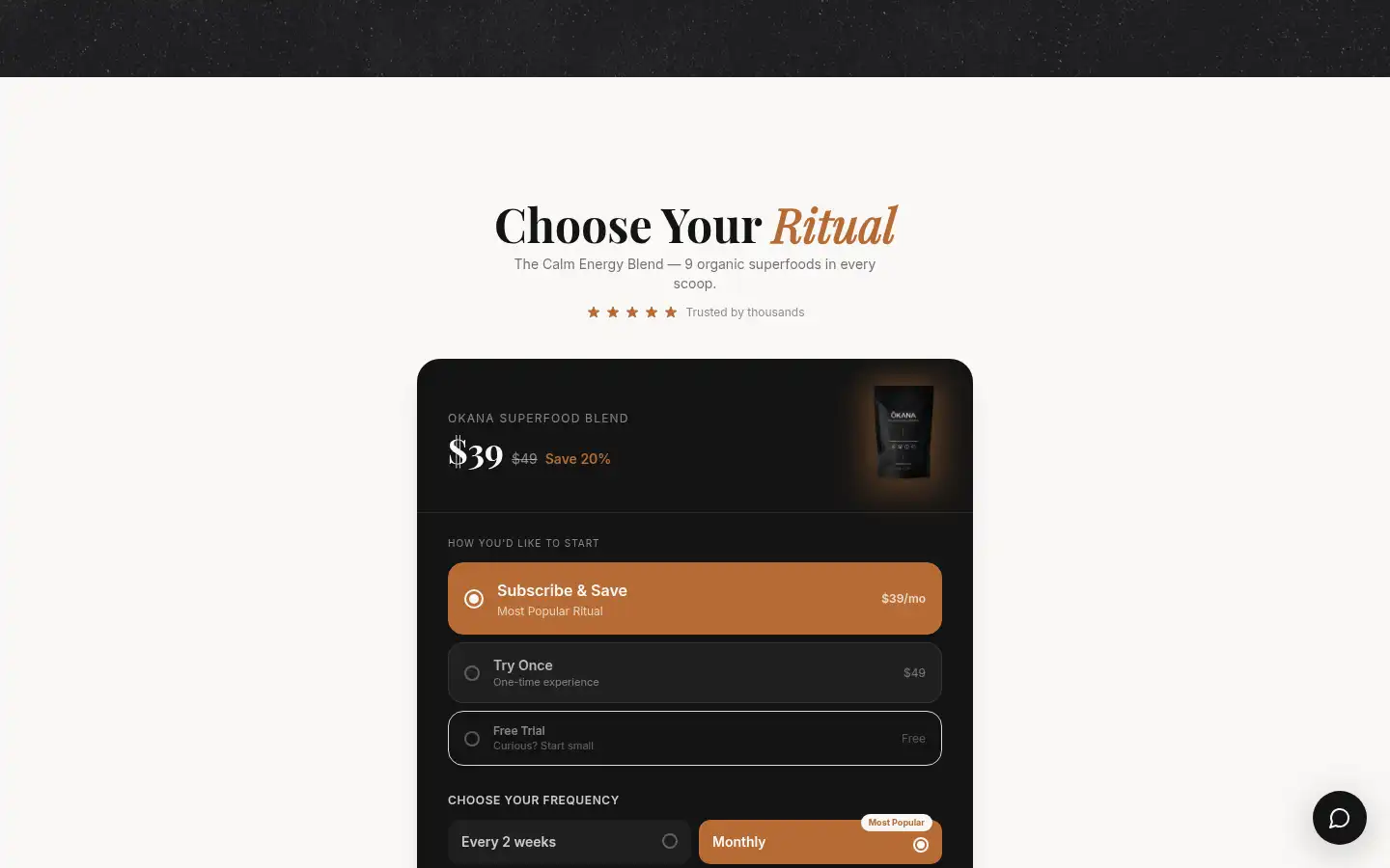 Screenshot of drinkokana.com