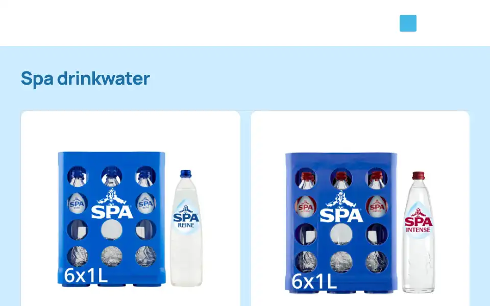 Screenshot of drinkwaterbezorgd.nl