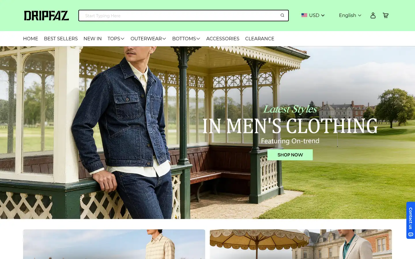 Screenshot of dripfaz.com