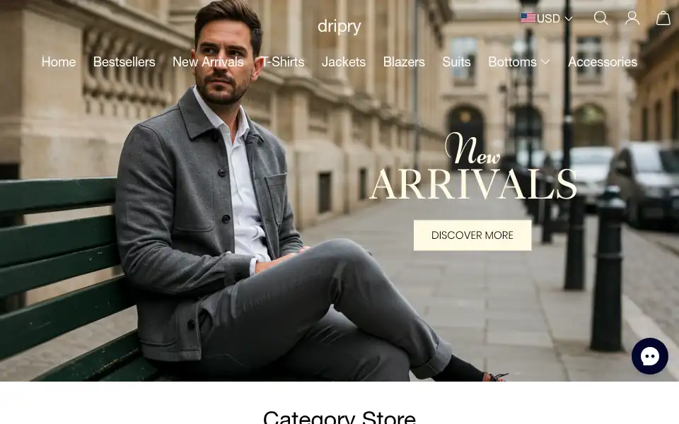 Screenshot of dripry.com