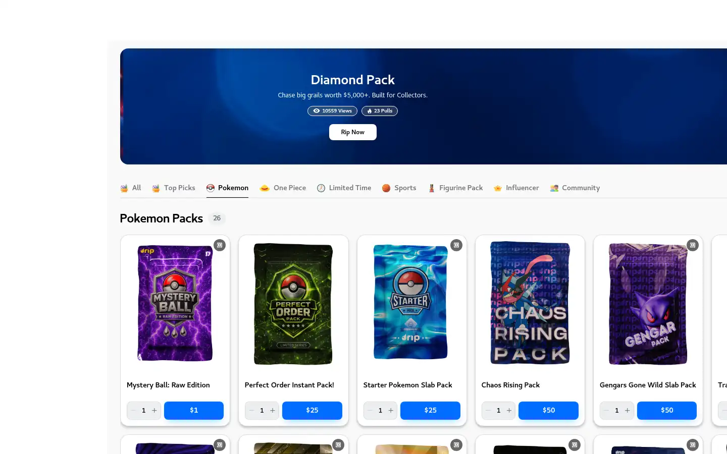 Screenshot of dripshop.live