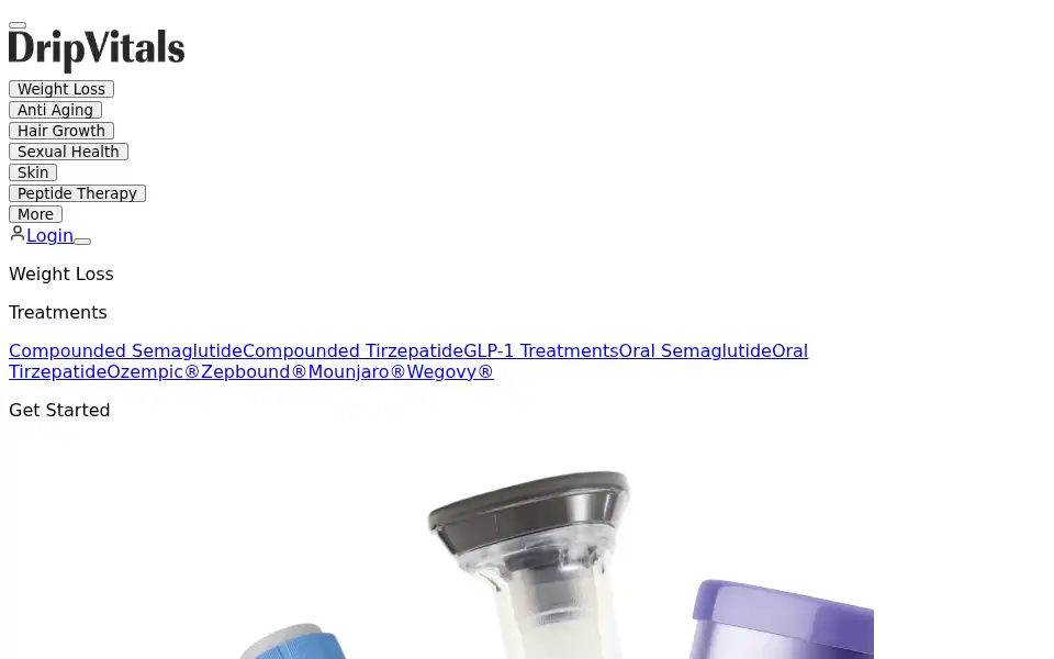 Screenshot of dripvitals.com