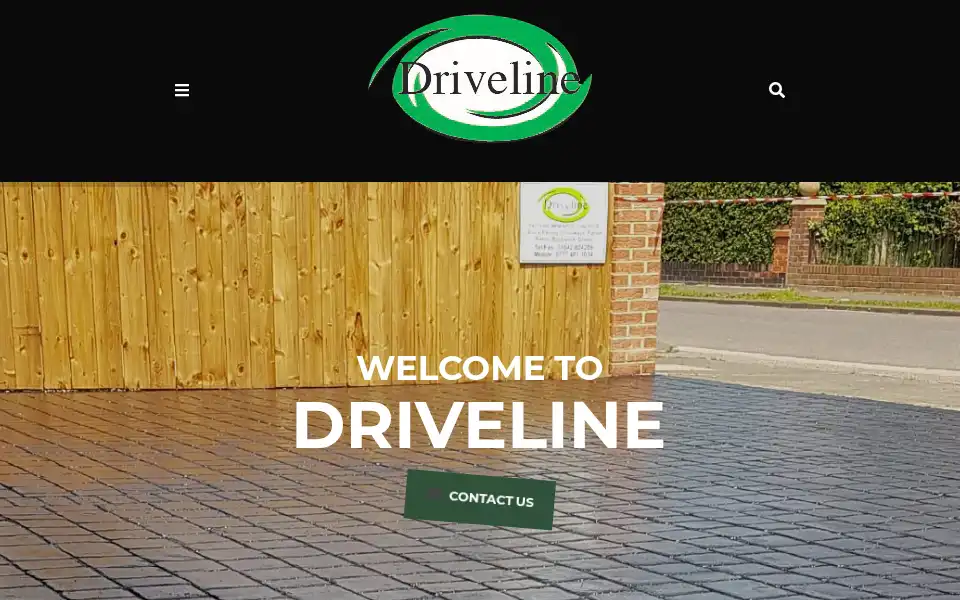 Screenshot of driveline-concreting.co.uk