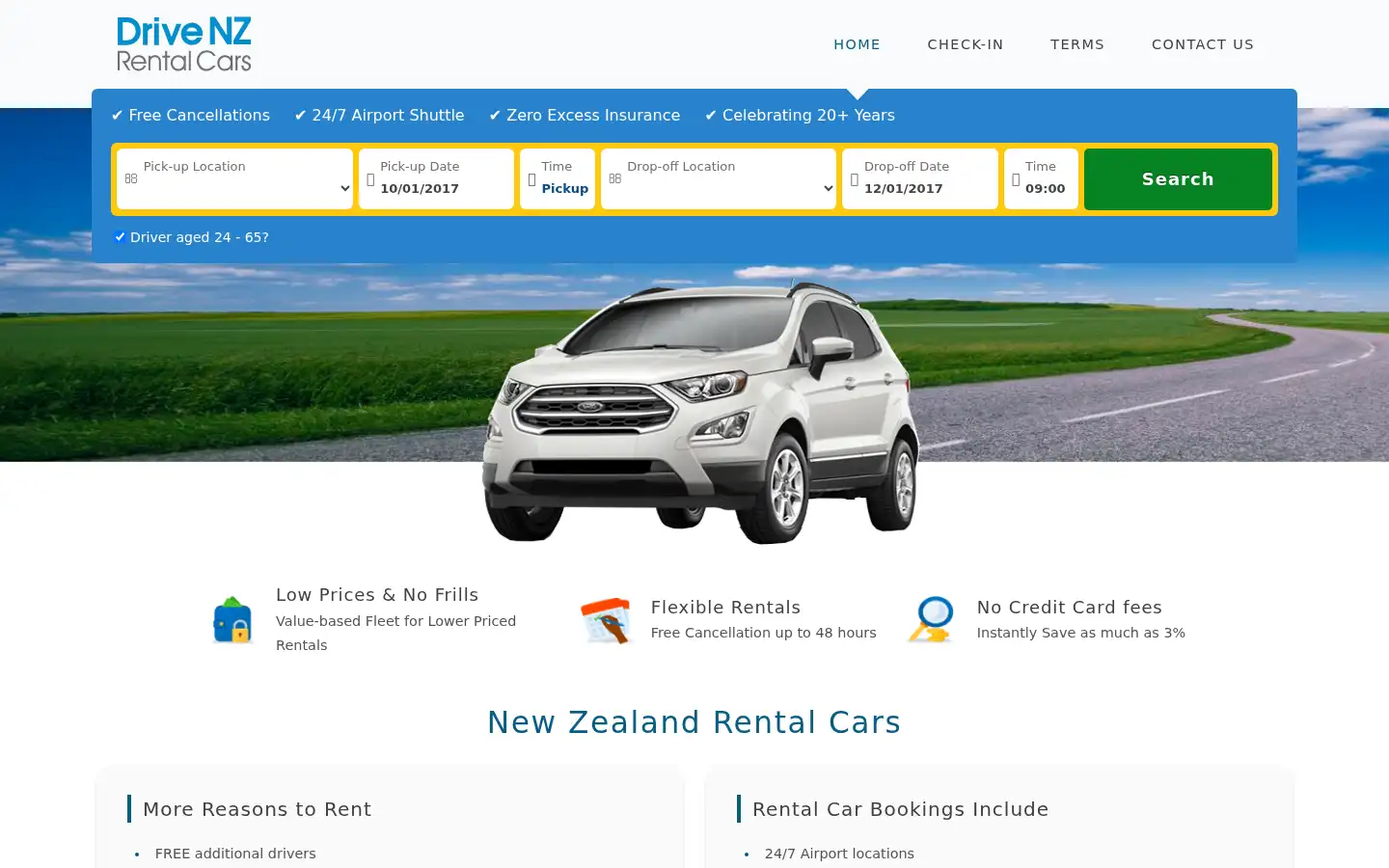 Screenshot of drivenz.co.nz