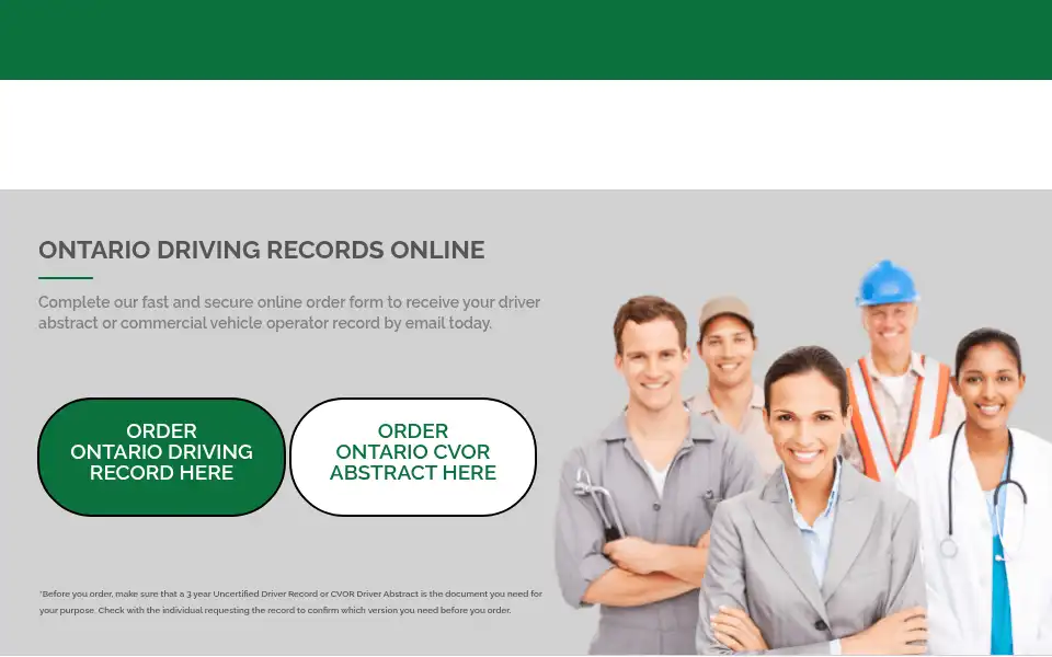 Screenshot of driver-records.com