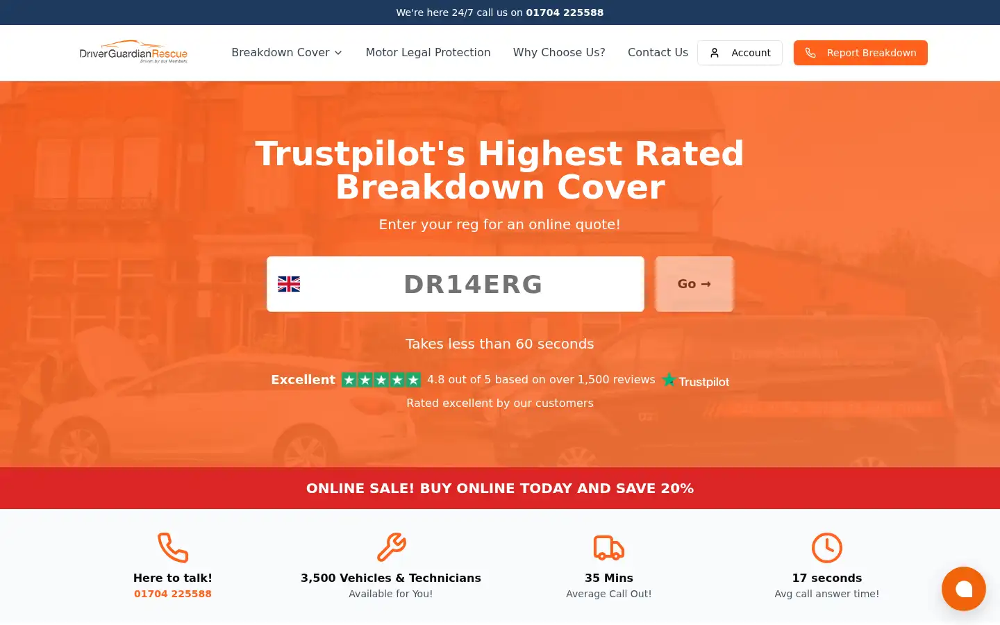 Screenshot of driverguardian.co.uk