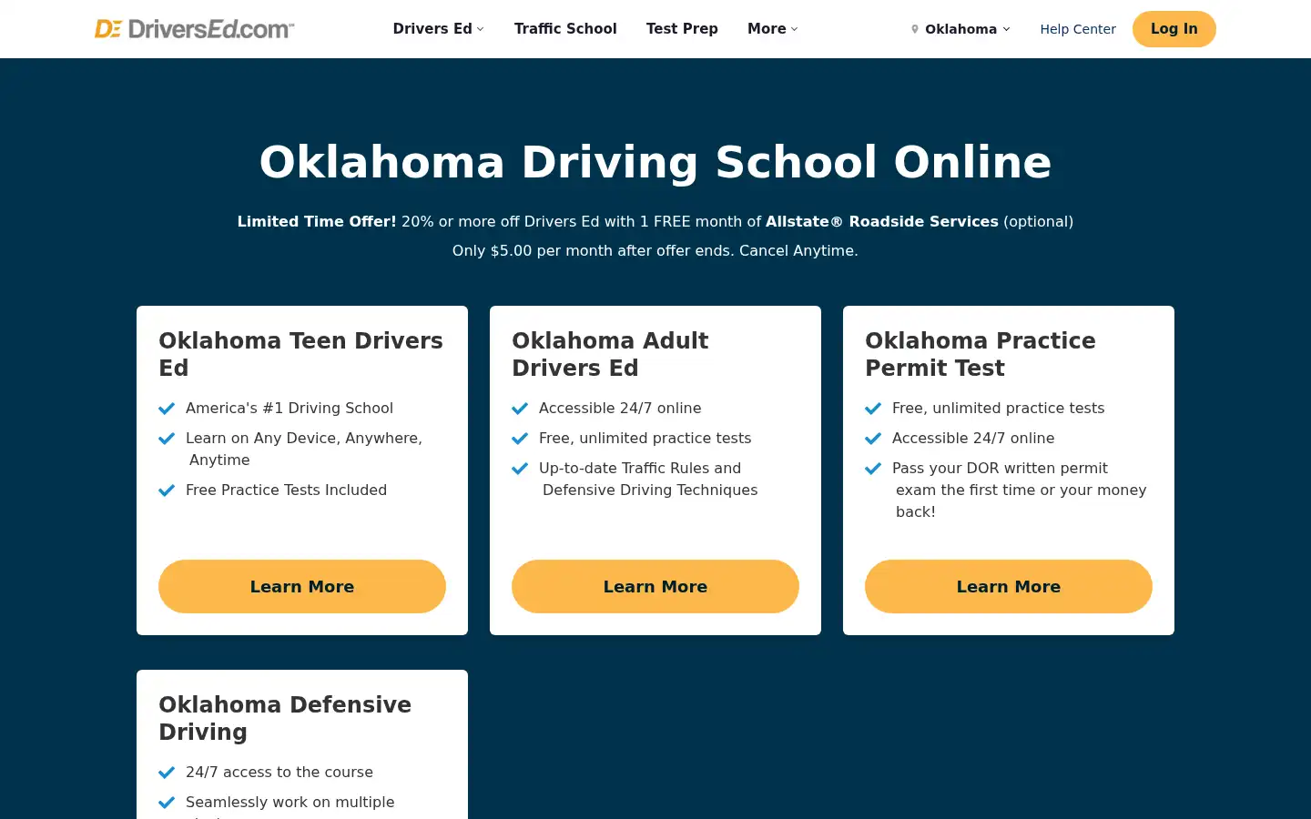 Screenshot of driversed.com