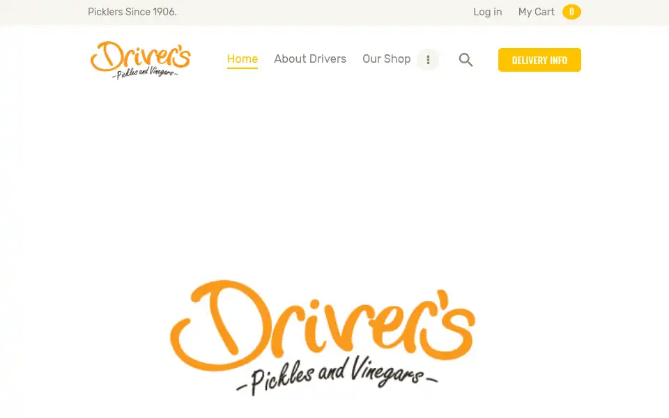 Screenshot of driverspickles.co.uk
