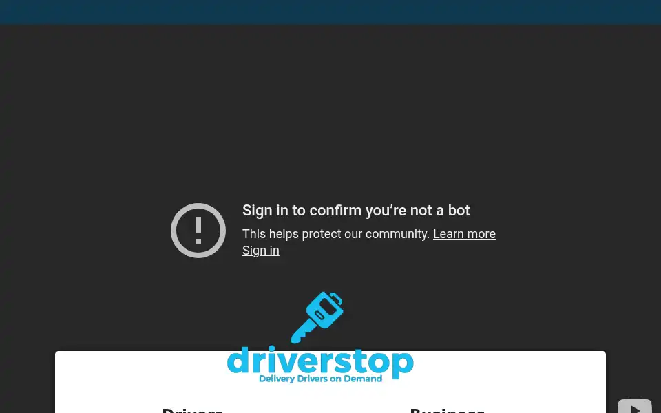 Screenshot of driverstop.co.uk
