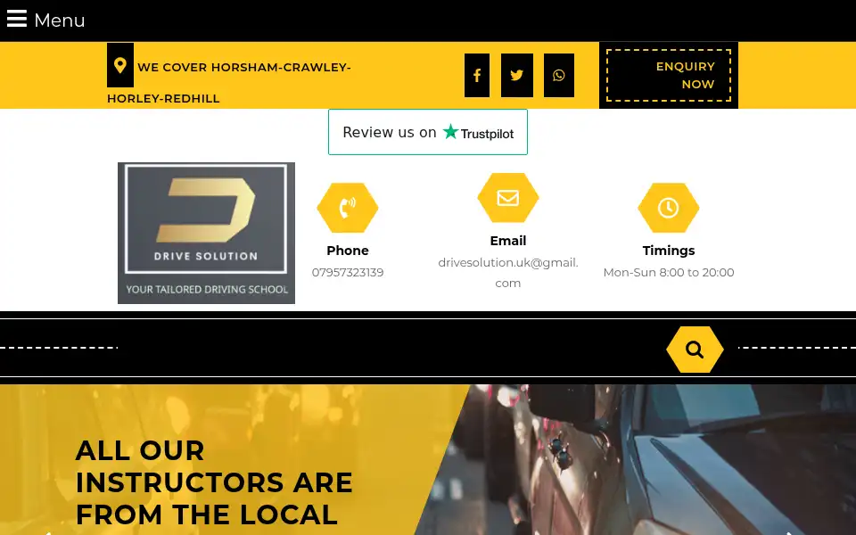 Screenshot of drivesolution.co.uk