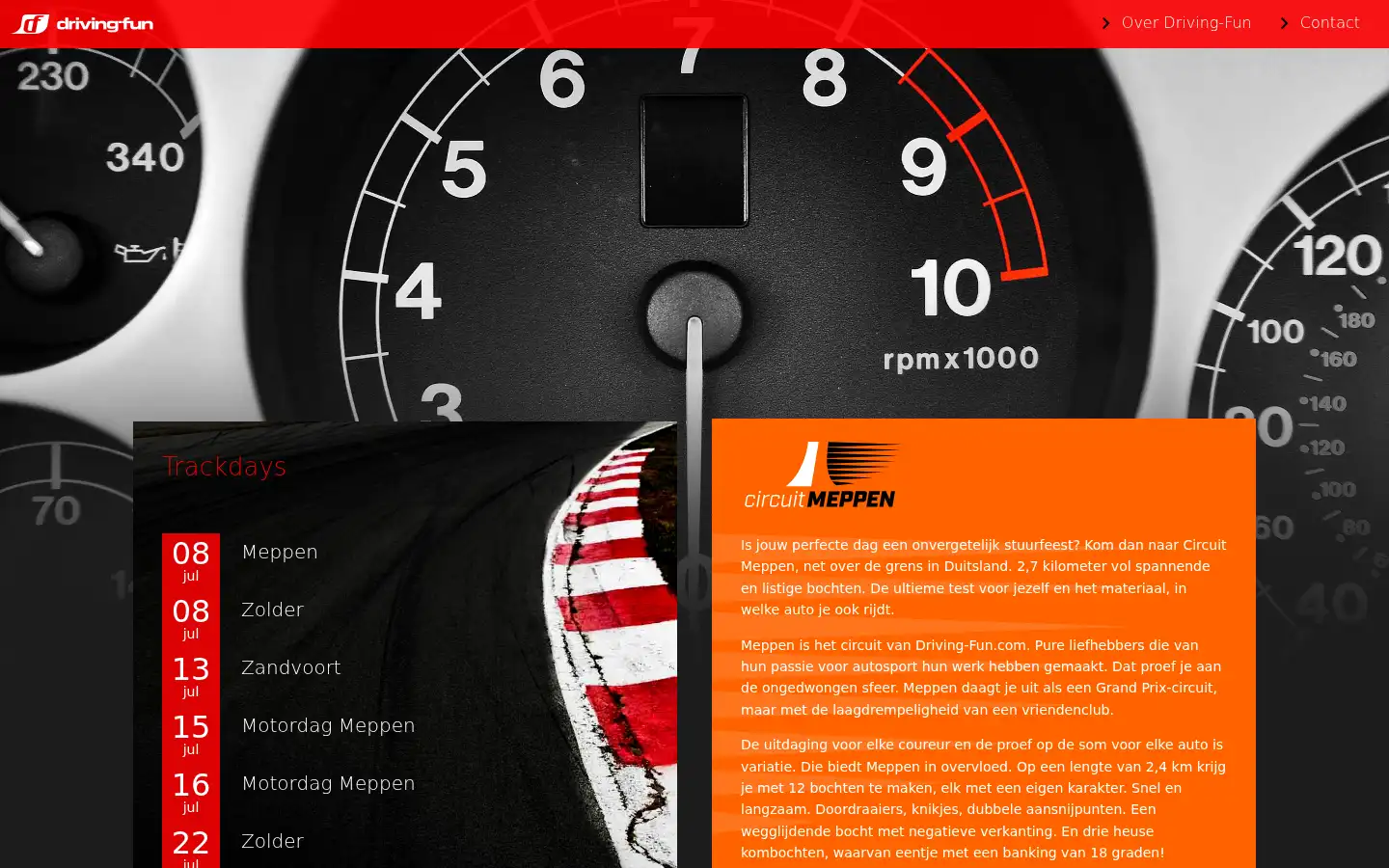 Screenshot of driving-fun.com