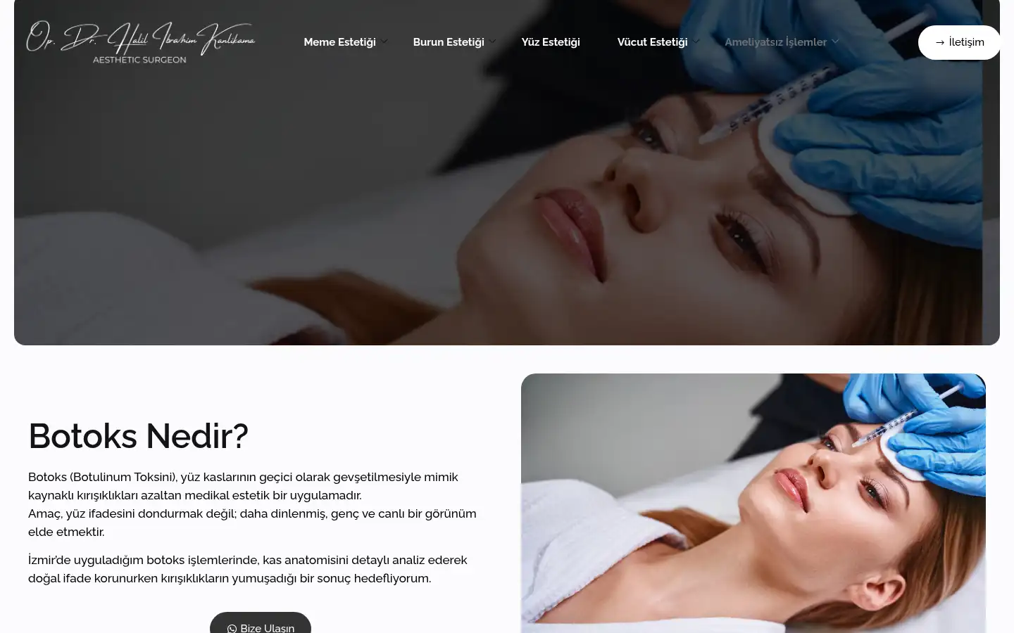 Screenshot of drkanlikama.com