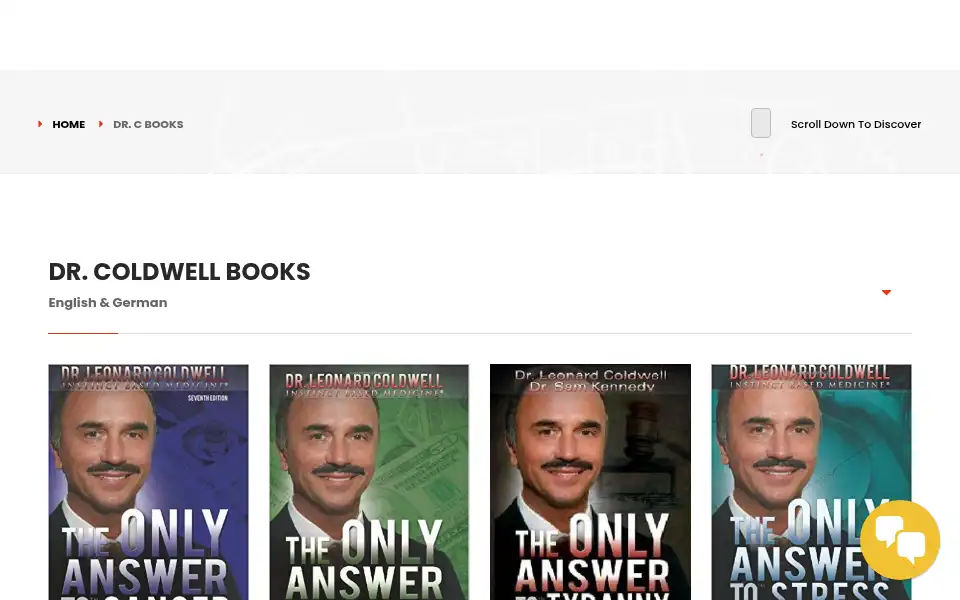 Screenshot of drleonardcoldwell.com
