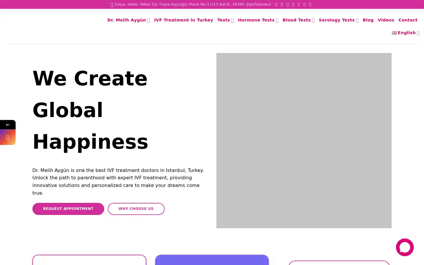 Screenshot of drmelihaygun.com